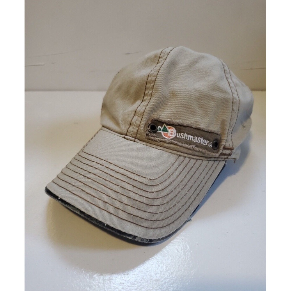 Bushmaster‎ Men's Basebal Cap Beige Strapback Embroidered Adjustable One Size